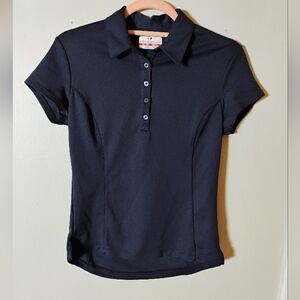 Women's‎ Grandslam Airflow Performance Navy Blue Golf Polo Shirt, Size XS
